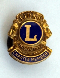 James Clifton Baxter Lions Club Member pin
