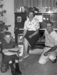 Pat, Kip and Steve about 1954